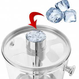 Dozator triplu de suc, oțel inoxidabil, 3 x 8 L - Img 6