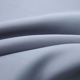 Draperii opace cu inele metalice, 2 buc., gri, 140 x 175 cm - Img 2