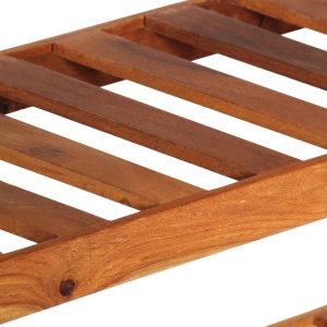 Dulap cu 3 sertare, 110x30x80 cm, lemn masiv, acacia - Img 8