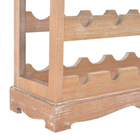 Dulap de vinuri, 70x22,5x70,5 cm, MDF, maro - Img 6