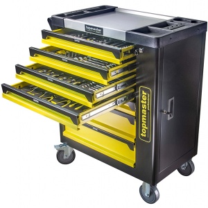 Dulap scule, 7 sertare echipat cu 182 piese, 550 kg TMP - Img 2