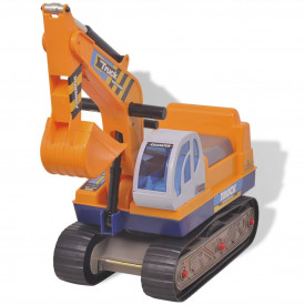 Excavator rotativ din plastic pentru copii Galben - Img 3