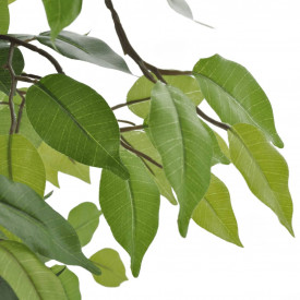 Ficus pitic artificial cu aspect natural și ghiveci, 60 cm - Img 2