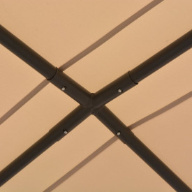 Foișor pavilion, cort, baldachin, 3x3 m oțel, bej - Img 5