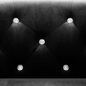 Fotoliu cu tapițerie din catifea, 65 x 64 x 65 cm, negru - Img 7