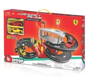 Garaj Bburago 1:43 Ferrari R&P-Parking Garage Incl. 2 Masini Bb31204 - Img 3