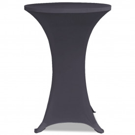 Husă de masă elastică, 4 buc., antracit, 70 cm - Img 4
