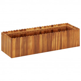Jardinieră de grădină, 100 x 30 x 25 cm, lemn masiv de acacia