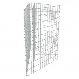 Jardinieră gabion, 75x75x100 cm, oțel galvanizat - Img 5