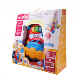 Jucarie junior jet 2 in 1 ride-on, Winfun - Img 3