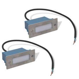 Lampă LED încastrată pentru scări, 2 buc, 44 x 111 x 56 mm - Img 2