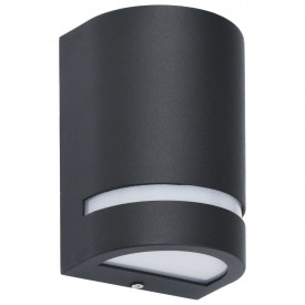 Lămpi de perete pentru exterior 2 buc. negru 35 W semirotund - Img 3
