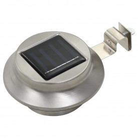 Lămpi solare de exterior cu LED, 6 buc., alb, 12 cm, rotund - Img 2