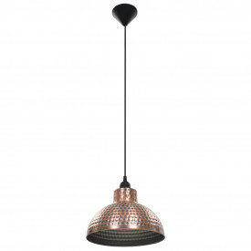 Lustre semisferice de culoare arămie, 2 buc. - Img 4