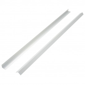 Margini cornier pentru podea 5 buc. argintiu 170 cm aluminiu - Img 3