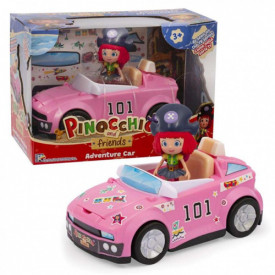 Masina si figurina Pinocchio si prietenii de aventura cu figurina Fredda de 10cm FAPNH04000/P - Img 2