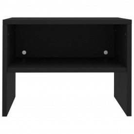 Noptiere, 2 buc., negru, 40 x 30 x 30 cm, PAL - Img 5