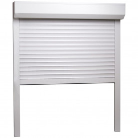 Oblon rulant, alb, 100 x 120 cm, aluminiu - Img 2