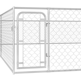 Padoc de exterior pentru câini, 6 x 6 x 1 m, oțel galvanizat - Img 3