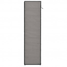 Pantofar cu husă, gri, 115x28x110 cm, material textil - Img 6