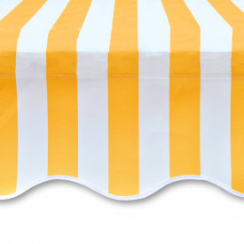 Pânză copertină galben &amp; alb 3 x 2,5 m (cadrul nu este inclus) - Img 4