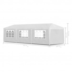Pavilion pentru petreceri, 8 pereți laterali, 3 x 9 - Img 6
