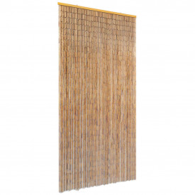 Perdea de ușă pentru insecte, bambus, 90x220 cm