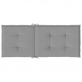Perne scaun de grădină, 4 buc, gri, 120 x 50 x 3 cm - Img 6