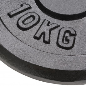 Plăci de greutate 4 buc, 2 x 10 kg + 2 x 5 kg, fontă - Img 4