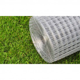 Plasă de gard din oțel galvanizat 1x10 m ochi pătrat grosime 0,75 mm - Img 4
