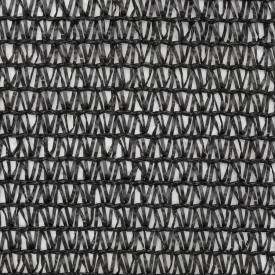Plasă protecție vizuală, negru, 2 x 25 m, HDPE - Img 3