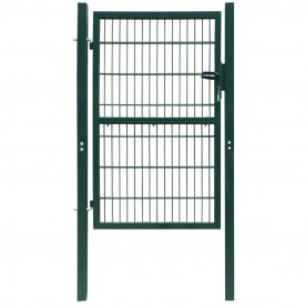Poartă 2D pentru gard (simplă) 106 x 230 cm, verde