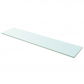 Raft din sticlă transparentă, 110 x 25 cm