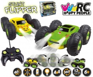 RC Stunt Flipper de 15 cm cu lumină, 40MHz 30074