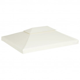 Rezervă Acoperiș marchiză 310 g / m² Alb crem 3x4 m - Img 2