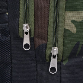 Rucsac pentru școală 40 L, negru și camuflaj - Img 8