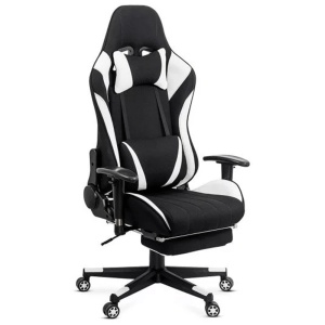 Scaun gaming OFF 296, spatar reglabil, stofa, robust, cadru polipropilena, mecanism de balans, perne reglabile, 100 kg