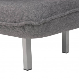 Scaun pivotant canapea extensibilă, gri închis, 60 x 75 x 80 cm - Img 11