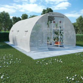 Seră cu fundație din oțel, 13,5 m², 450 x 300 x 200 cm