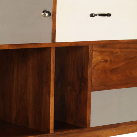 Servantă, 115 x 35 x 86 cm, lemn masiv de acacia - Img 6