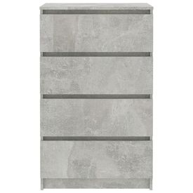 Servantă, gri beton, 70 x 40 x 97 cm, PAL - Img 3