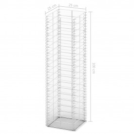 Set 3 gabioane din sârmă galvanizată 25 x 25 x 100 cm - Img 4