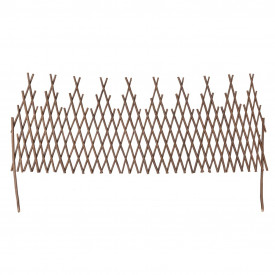 Set de 5 garduri extensibile de salcie cu zăbrele 170 x 55 cm - Img 3