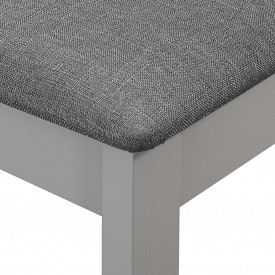 Set mobilier de bucătărie, 5 piese, gri, MDF - Img 12