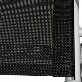 Set mobilier de exterior, 5 piese, negru, oțel - Img 10