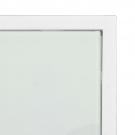 Set mobilier grădină, 17 piese, textilenă, aluminiu, negru/alb - Img 9