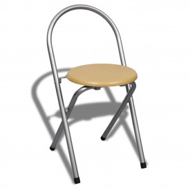 Set mobilier tip bar pliabil pentru micul dejun cu 2 scaune - Img 6