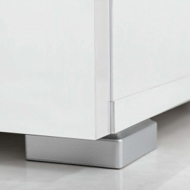 Set mobilier TV 5 piese cu iluminare LED alb - Img 7