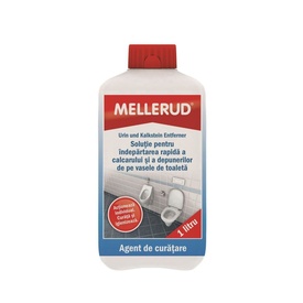 Soluție pentru îndepărtarea calcarului și depunerilor de pe vasele de toaletă MELLERUD, 1L