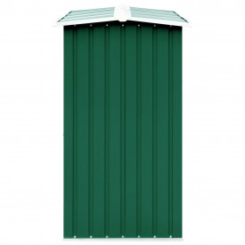 Șopron depozitare lemne, verde, 330x92x153 cm, oțel galvanizat - Img 4